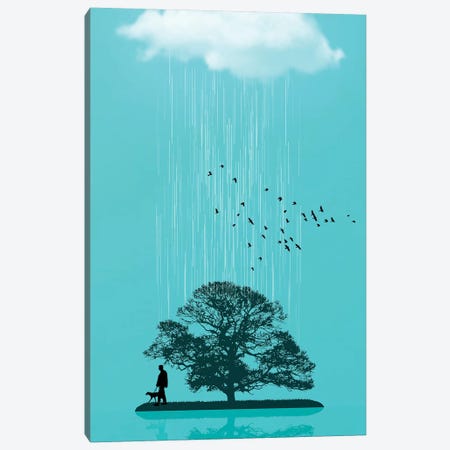 One Tree Hill Canvas Print #ZEP158} by Vin Zzep Art Print