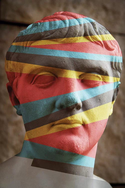 Statue Colours by Vin Zzep wall art