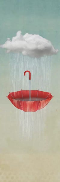 Rain: The Umbrella Runneth Over I by Vin Zzep