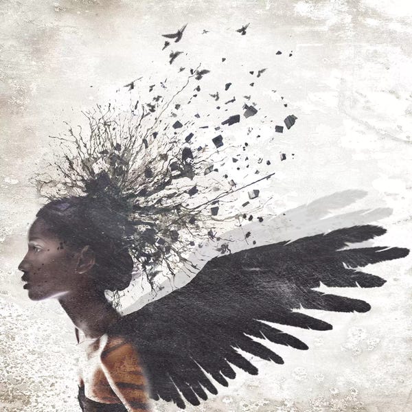 Wings: Face III by Vin Zzep