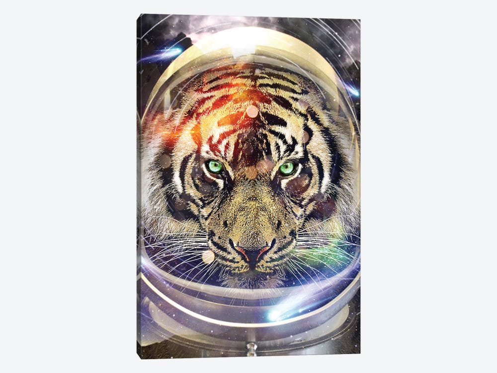 Astro Tiger by Vin Zzep 1-piece Art Print