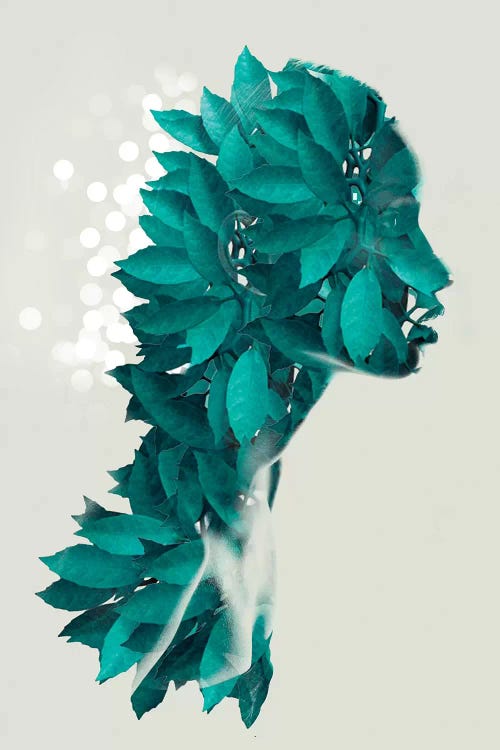 Masked Foliage by Vin Zzep wall art