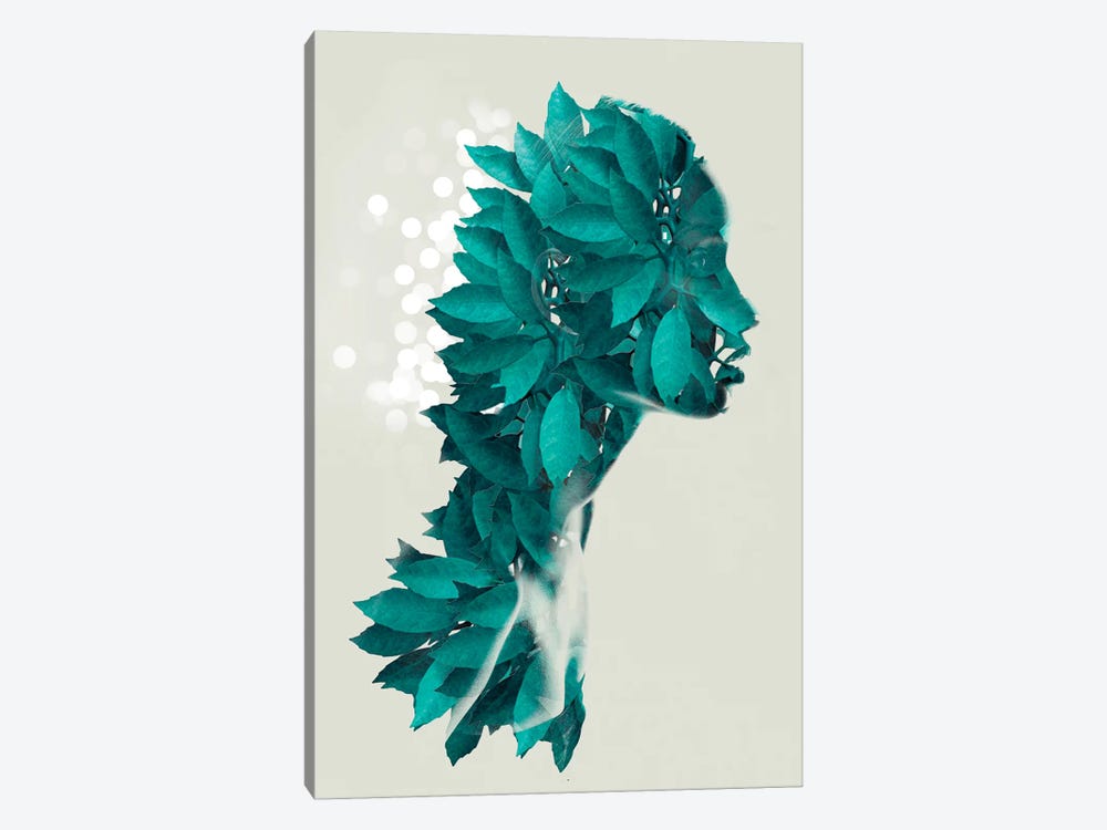 Masked Foliage by Vin Zzep 1-piece Art Print