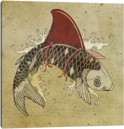 Brilliant Disguise Tattoo Canvas Art Print - Shark Art