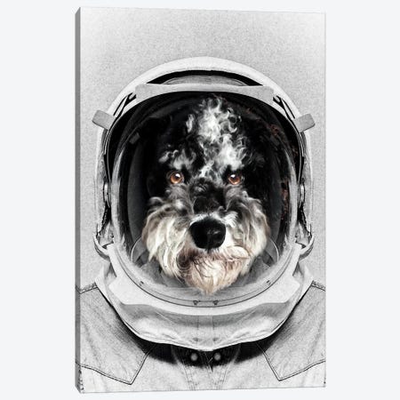 Buster Astro Dog Canvas Print #ZEP61} by Vin Zzep Canvas Artwork