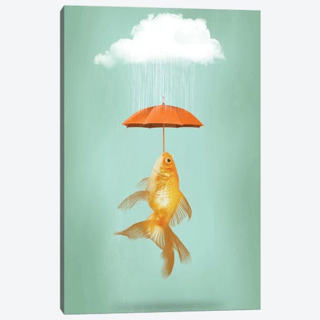 Fish Cover Canvas Print #ZEP72} by Vin Zzep Canvas Print