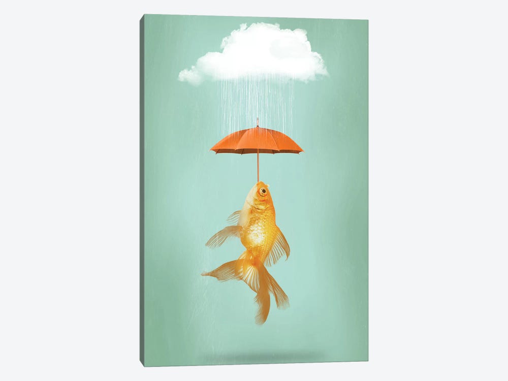 Fish Cover by Vin Zzep 1-piece Canvas Wall Art