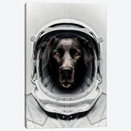 Pluto Astro Dog Canvas Print #ZEP93} by Vin Zzep Canvas Print