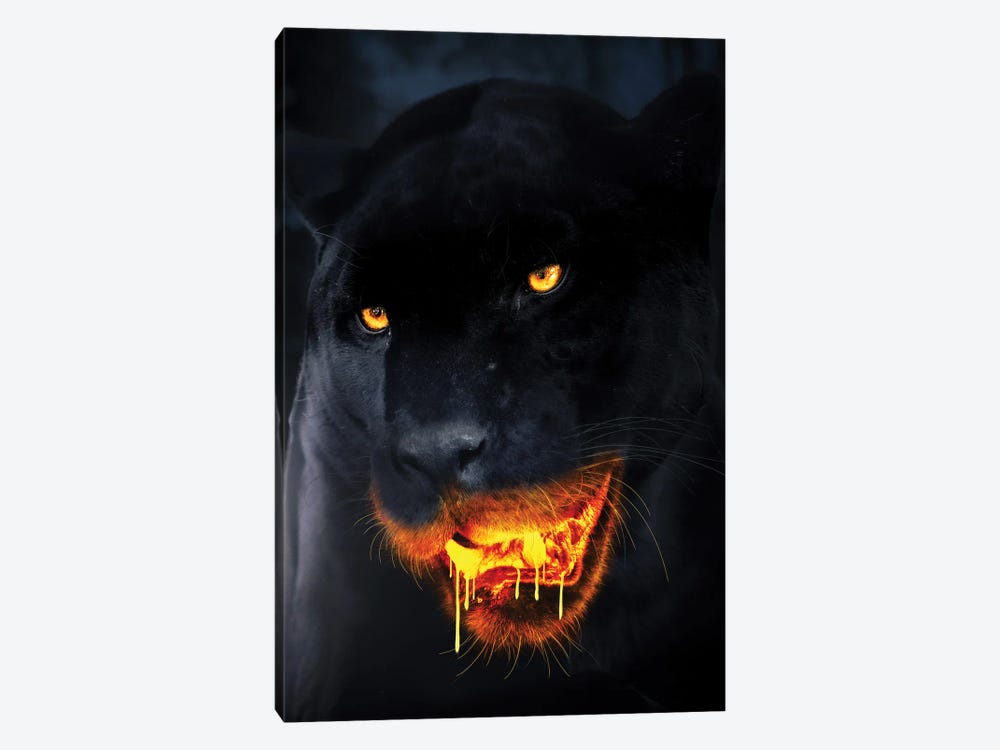 Hungry For Gold by Zenja Gammer 1-piece Canvas Print