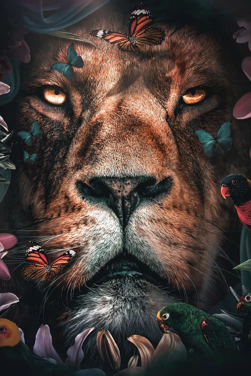 Floral Lion