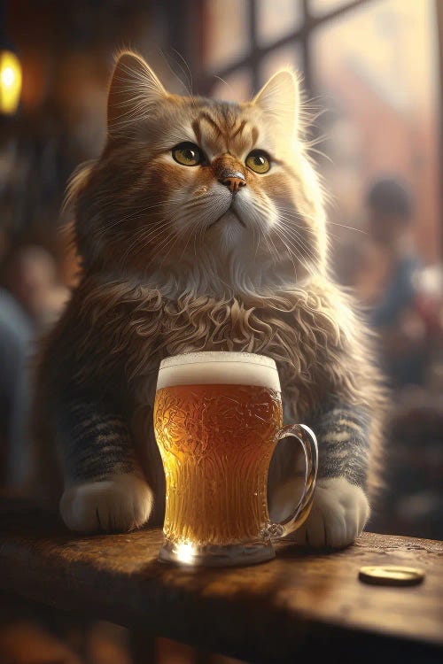 The Drinking Cat