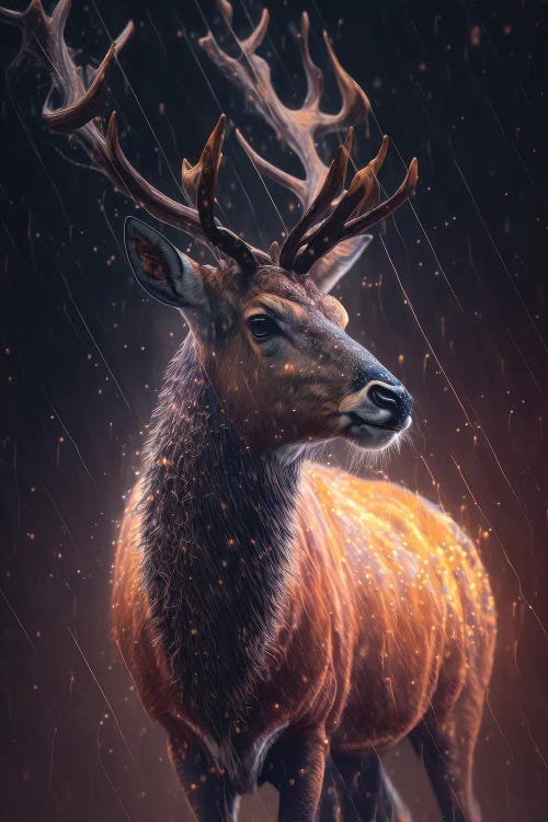 Fiery Deer