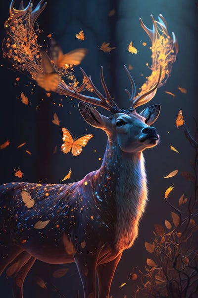 Animal Lover: Magical Dream Deer by Zenja Gammer