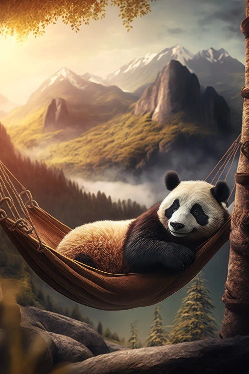 Hammock Panda Sunset