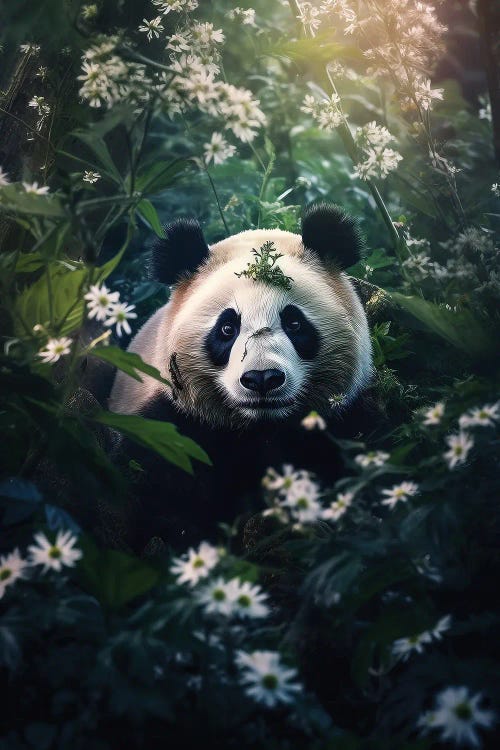 Flowered Panda