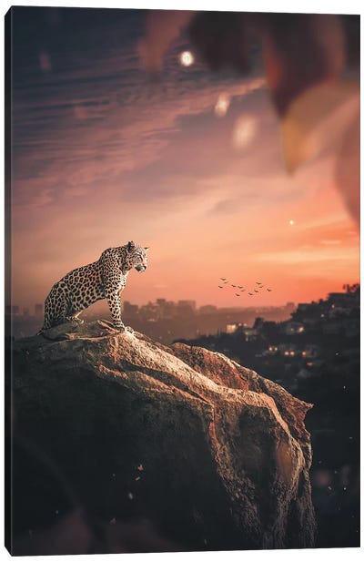 Leopard La Canvas Art Print - Zenja Gammer