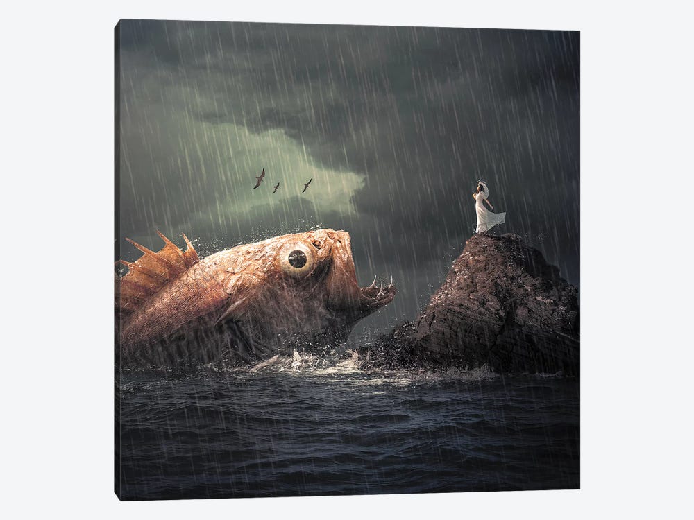 Big Fish by Zenja Gammer 1-piece Art Print