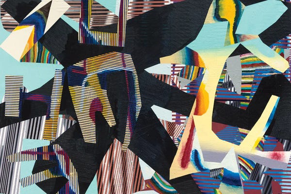 Big & Bold Abstracts: Tooth And Nail by Zack Goulet