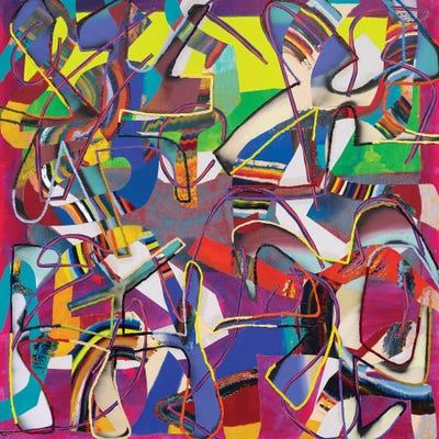 What A Mess by Zack Goulet framed canvas print