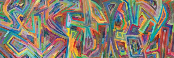 Big & Bold Abstracts: Time To Think by Zack Goulet