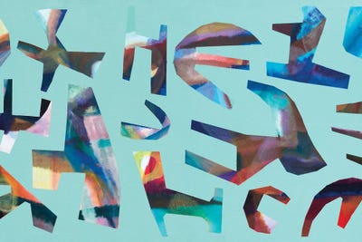 At The Beach by Zack Goulet multi panel art