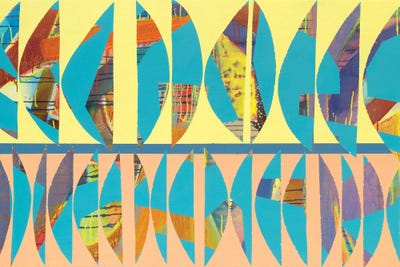 Permanent Vacation by Zack Goulet multi panel art