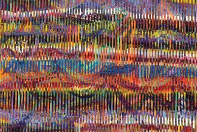 Through The Veil II by Zack Goulet multi panel art