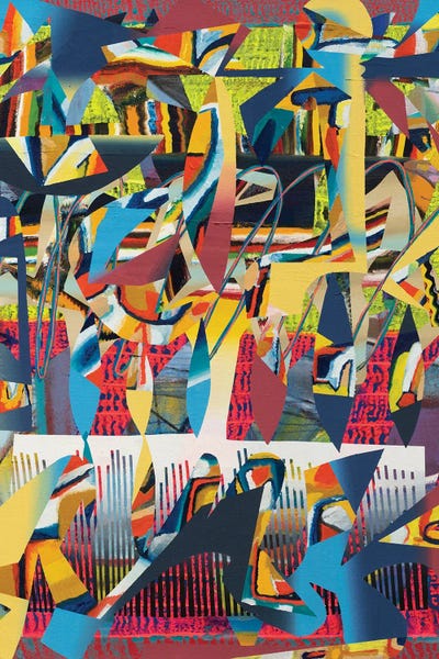 Colorful Abstracts: Hyper Sonic Train II by Zack Goulet