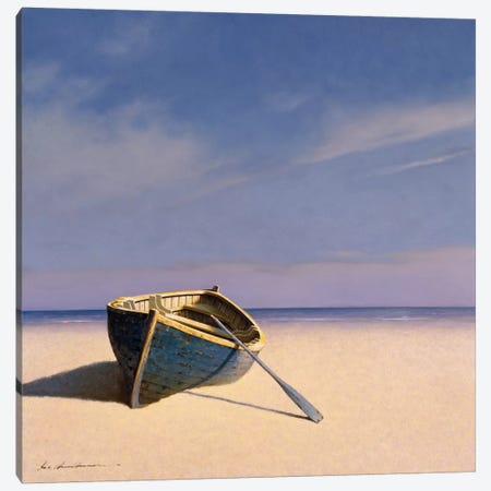 Beached Boat II Canvas Print #ZHL10} by Zhen-Huan Lu Canvas Artwork