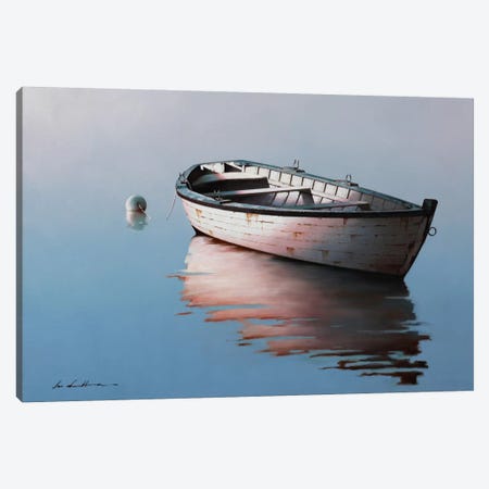 Lonely Boat I Canvas Print #ZHL133} by Zhen-Huan Lu Canvas Art Print