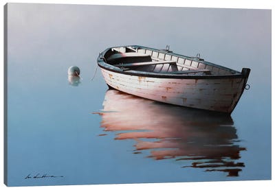 Lonely Boat I Canvas Art Print - Zhen-Huan Lu