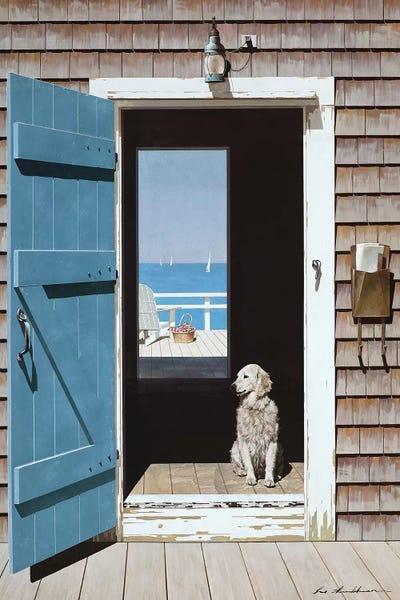 Beachy Living Room: Ocean Breath by Zhen-Huan Lu