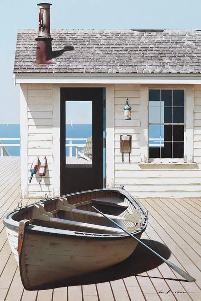 Rowboats: Boat on the Dock by Zhen-Huan Lu