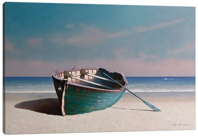 Solitaire  Canvas Art Print - Sandy Beach Art