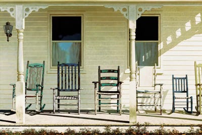 Chair Family by Zhen-Huan Lu framed wall art