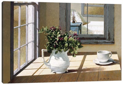 Morning Coffee Canvas Art Print - Inspired Interiors
