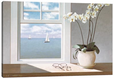 Orchid Canvas Art Print - Window Art
