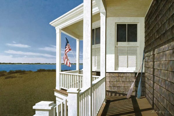 American Décor: Porch View I by Zhen-Huan Lu