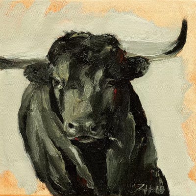 Toro Head III by Zil Hoque art print