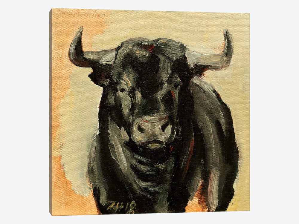 Toro Head IV by Zil Hoque 1-piece Art Print