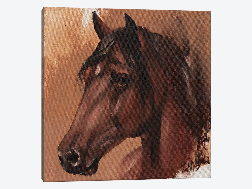 Family Equidae (study 5) by Zil Hoque 1-piece Art Print