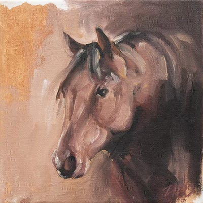 Family Equidae (study 11) by Zil Hoque art print