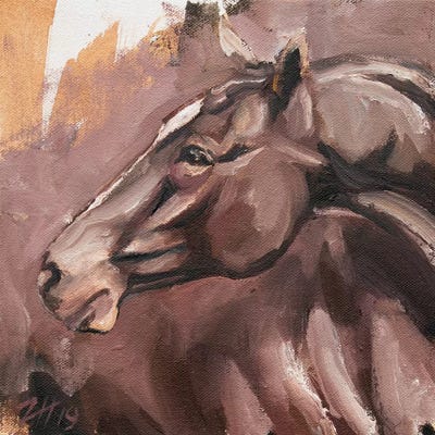 Family Equidae (study 28) by Zil Hoque canvas print
