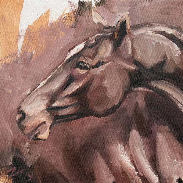 Zil Hoque: Family Equidae (study 28) by Zil Hoque