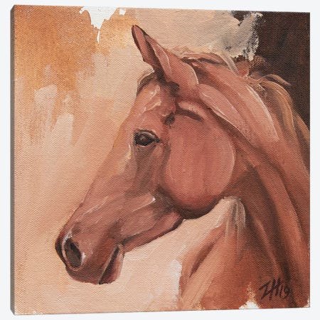 Family Equidae (study 73) Canvas Print #ZHO141} by Zil Hoque Canvas Wall Art