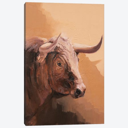 Toro Espanol Colorado IV Canvas Print #ZHO185} by Zil Hoque Art Print