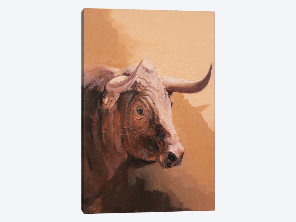 Toro Espanol Colorado IV by Zil Hoque 1-piece Canvas Print