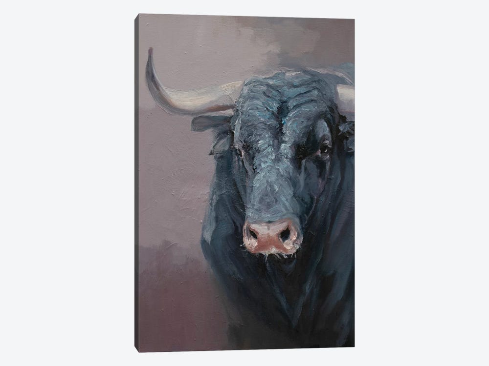 Toro Espanol Negro III by Zil Hoque 1-piece Canvas Art