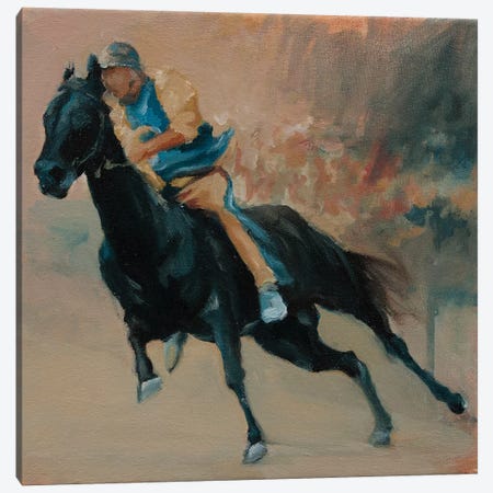 Palio (study 1) Canvas Print #ZHO189} by Zil Hoque Canvas Art
