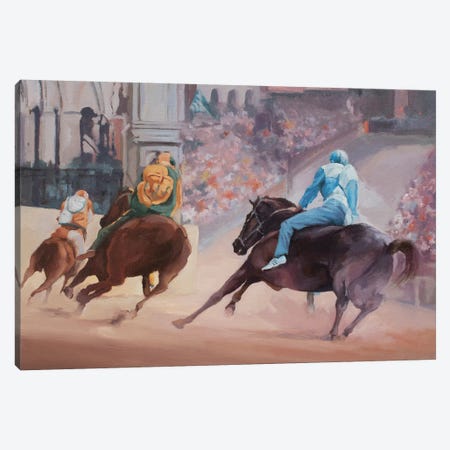 Palio 2 Canvas Print #ZHO191} by Zil Hoque Canvas Print